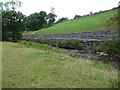 Riverbank defences on the Grwyne Fawr near Llangenny in NP8 1TD