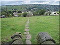 Footpath from Heath Road to Church Lane, Linthwaite in HD7 5SP