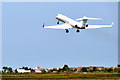 'Gulstream' taking off from Lydd Airport ( London-Ashford) in TN29 9NR
