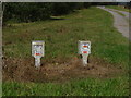 Pipeline markers, Chobham Ridge in GU15 1HG