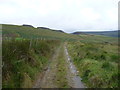 Hillside path towards the disused tips above the Afan valley. in CF34 0SN