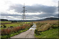 This "lane" across the Mains of Tarryblake was a former railway line!! in AB54 7PB