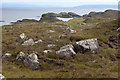 View down to the coast at Lingerbay (Lingreabhagh) in HS3 3BA