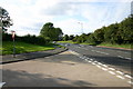 Beaconside junction of Common Road, Stafford in ST18 9SZ