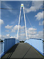 Pedestrian and cycle bridge over the A484 at Loughor in SA14 9AZ