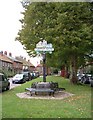 Castle Acre village sign in PE32 2AS