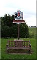West Winch village sign in West Winch