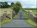 Gated drive to Loxley House in S6 6RW