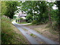 Copley Cottage from the lane to the southeast in WV6 7BP