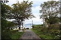 The road into Crinlan Harbour in PA31 8SS