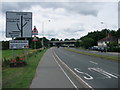 Entering Narborough along Leicester Road in LE19 4AQ