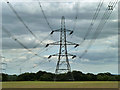 Corner pylon near Billingshurst in RH14 9HN