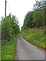 Brunthorne Lane looking south, near Areley Kings in DY13 0LN