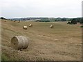 Bales near Parkley Craigs in EH49 6PJ