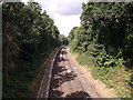 Railway line to West Wickham in BR4 0DA