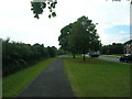 Cycle path beside the A6123 in S65 3AL
