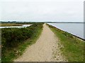 Oxey Marsh, coastal footpath in SO41 8AE