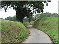 Sunken road on Stretch Hill in RH20 1JW