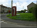 Phone box and postbox, Is-y-llan in SA32 8NX