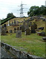 Pylon above Ebenezer Chapel graveyard, Pontneddfechan in SA11 5NR