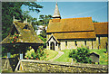 Bignor, Lych Gate and Church in RH20 1PQ