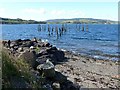 Remains of Salen Old Pier in PA72 6JJ