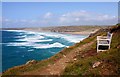 Bench by the Southwest Coast Path in TR6 0EQ