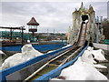 Abandoned log-flume, Barry Island in CF62 5TJ
