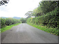 Llanfyllin road from Pendalog in SY22 5EU