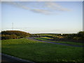 Picnic tables by the A487, Roch in SA62 6AF