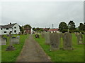 Path leading from Soulbury parish church in LU7 0BZ