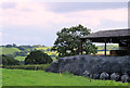 2011 : Corner of a barn seen from Westcombe Road in BA4 6ED