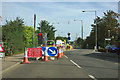 Road works, South Ockendon in RM15 6XA