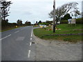 Part of the A486 road near New Quay in SA45 9RL
