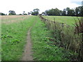 Footpath towards Bowling Green Farm in Nether Haddon
