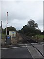 Railway line to Honiton at Crannaford Crossing in EX5 7EE