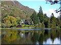 Looking across Loch Ard to Creag-Ard House in FK8 3TQ