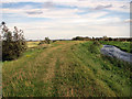 View along the Nar Valley Way long distance footpath east of Setchey in PE33 0AZ