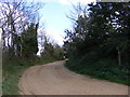 Footpath to Sparrowhill Covert in IP12 3NT