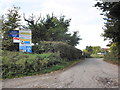 Entrance to Comeytrowe Industrial Estate in South West English Region