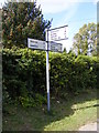 Roadsign on Lodge Road in IP12 3EX