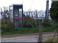 Telephone Box near Virtue's Farm in IP12 3RJ