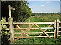Footpath east of the A11 road, Silfield in NR18 9NB