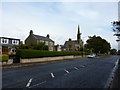 Seafield Terrace, Portsoy, with parish church in AB45 2QW