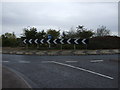 Roundabout on the A628 in WF9 5LN