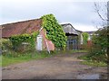 Disused buildings at Great Fletchwood Farm in SO40 7AG