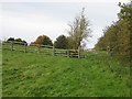 Bridleway climbing up from the valley in YO60 7HT