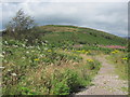 Looking towards Mynydd Rudry from the car park  in CF83 3EF
