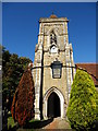 Netherfield church tower in TN33 9PX