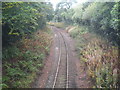 The Bodmin to Wenford railway line in PL30 4AS